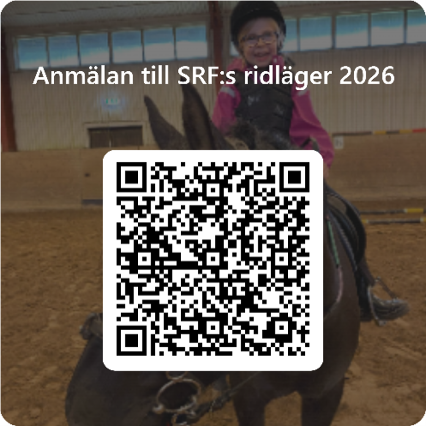 QR-kod anmälan ridläger 2026