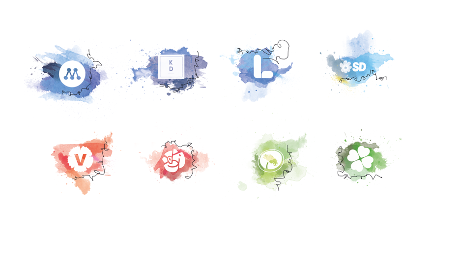 Illustration, partisymboler