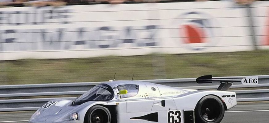 Standley Dickens Sauber C9, vid 24 timmarsloppet i Le Mans 1989