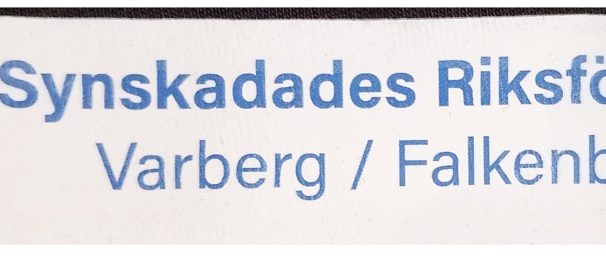 Logga synskadades riksförbund Varberg-Falkenberg