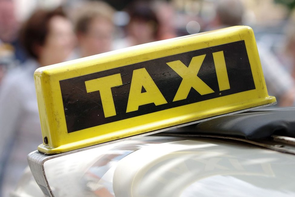 bild på taxiskylt