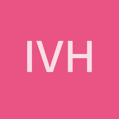 Initialerna IVH på rosa bakgrund.